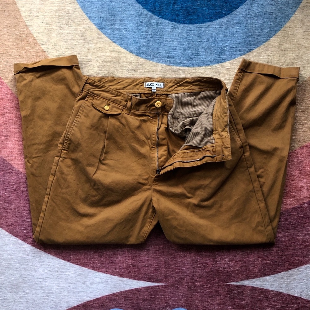 Alex Mill Pleated Trousers